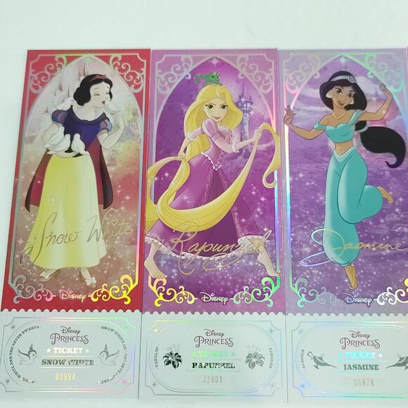 2024 Kakawow DISNEY Princess Large Ticket Jumbo Trading Card Limited Lot Of 6 - Picture 3 of 8